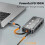 10v1 USB C Hub, Ethernet USB-C Multiport Adaptér 5