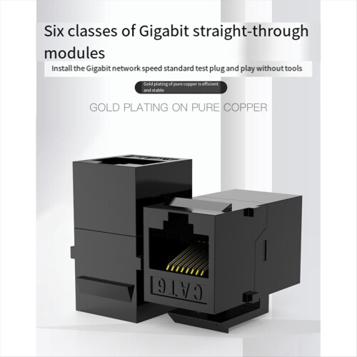 Cuplaj RJ45 Cat6 Cuplaj UTP Inline Cat6 1 buc 2