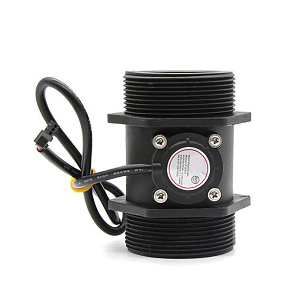 Water Flow Sensor 2-Inch, 5-18V Hall-Effect Flowmeter, Liquid Sensor Switch For Water Control 9354506476359