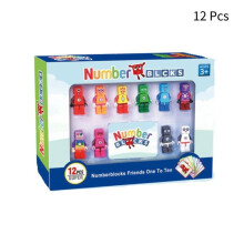 Numberblocks Action Figures Model Building Blocks Toy Diy Educational Gift Kids