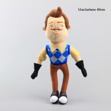 (Macfarlane 40cm)5 figurines peluche Hello Neighbor lampe de poche boucher voisin jouet poupée peluche