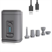 Elektrische Luftpumpe mit Lichtern Inflator/Deflator Pumpen für Camping -C