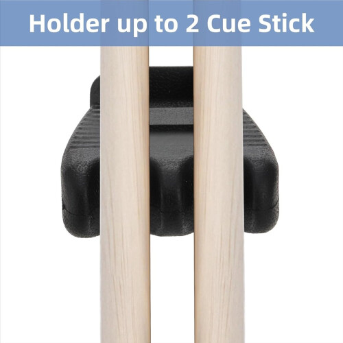 2 Löcher Pool Queue Halter, Tragbare Gewichtete Queue Rest Queue Stick Halter 2