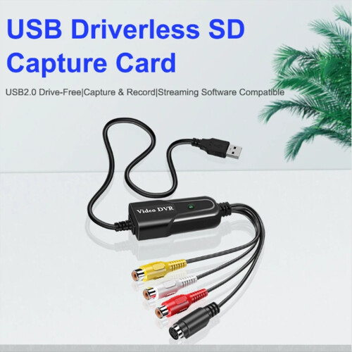 USB 2.0 videoopptakskort AV digital til USB-konverter for DV/ 1