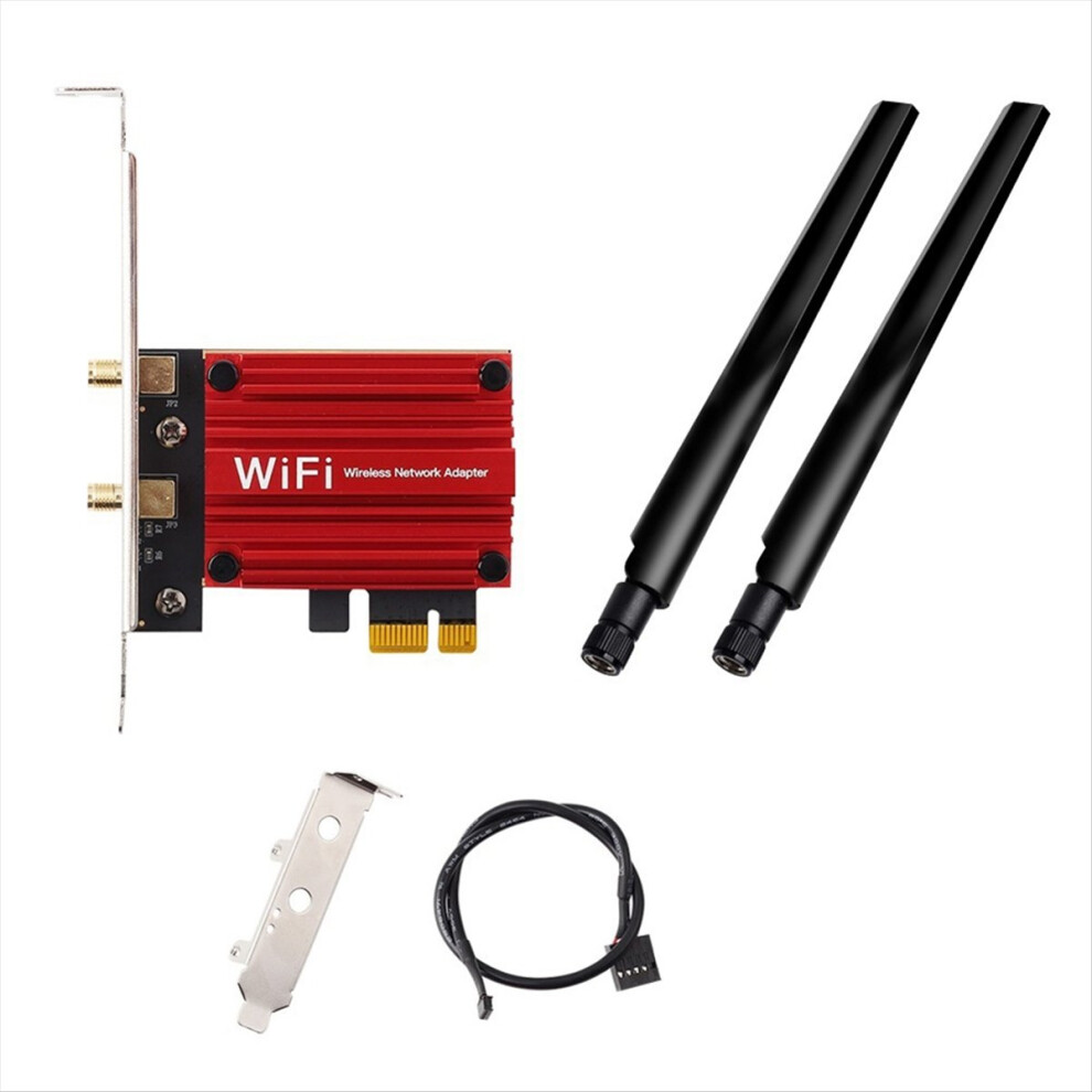 1800Mbps Wifi 6 Mt7921 Pci Express Adapter Bluetooth 5.2 Network Card 4711874499314