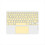 10inches Touchpad Bluetooth Keyboard Compatible with , Yellow 2