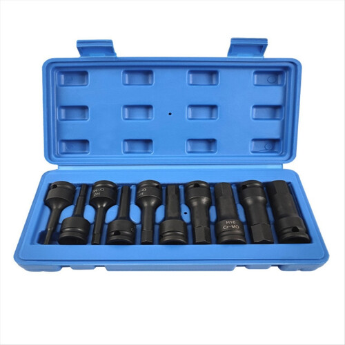 Σετ εξάγωνων μυτών κρούσης Drive Master 1/2 ίντσας, εξάγωνο κατσαβίδι, 10 τεμάχια