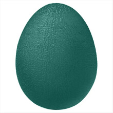 Bola de borracha verde para pegada de mão, ovo para homens e mulheres, academia e fitness, dedo