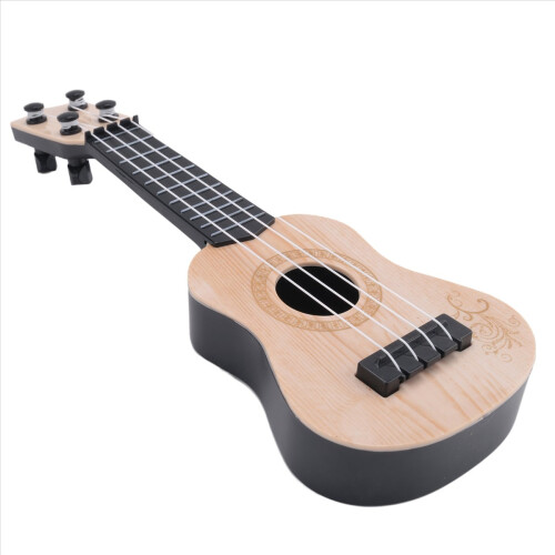 μπεζ παιδικό κλασικό παιχνίδι κιθάρας ukulele για παιδιά μικρής ηλικίας 2