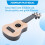 μπεζ παιδικό κλασικό παιχνίδι κιθάρας ukulele για παιδιά μικρής ηλικίας 5