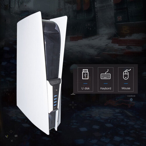 til 5 multiporter USB-hub for USB 3.0-konsollsplitter 5 porter 1