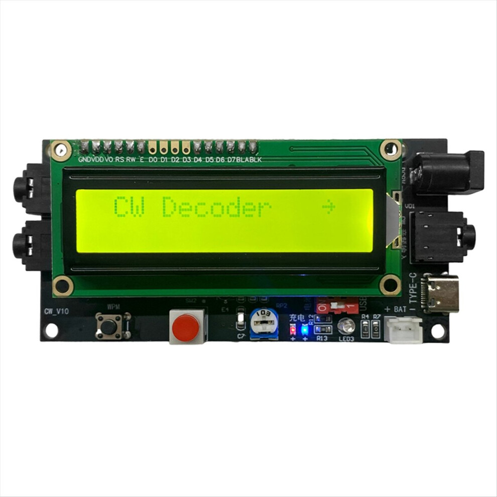 DC 5-12V 500mA Radio Morse Code Decoder Cw Decoder Morse Code Reader