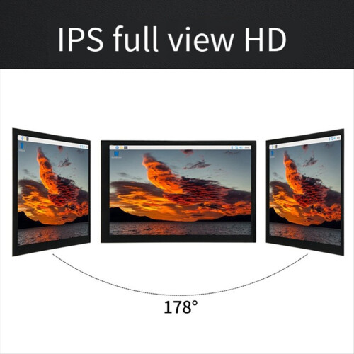 Til 4B/3B+ kapacitiv berøringsskærm 4,3 tommer HD IPS, A 2