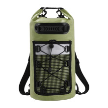 Floating Dry Bag 10 L Capacity Green Waterproof Backpack For Travel Kayaking Rafting Camping Swimming Lightweight
