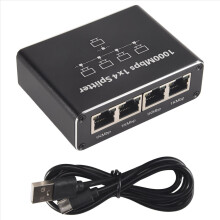 portos gigabites Ethernet kapcsoló USB tápkábellel, 1000 Mbps Ethernet