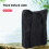 Water Resistant Strollers Storage Backpack For Parents Ergonomic Shoulder Carry Design Compact Foldable Outdoor Black 5