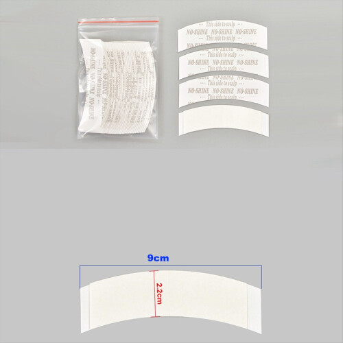 144 bandes adhésives doubles pour extensions de perruques sans brillance