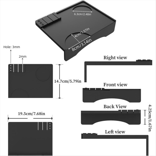 Silikone kaffe-stampermåtte, stampemåtte til kaffe 2