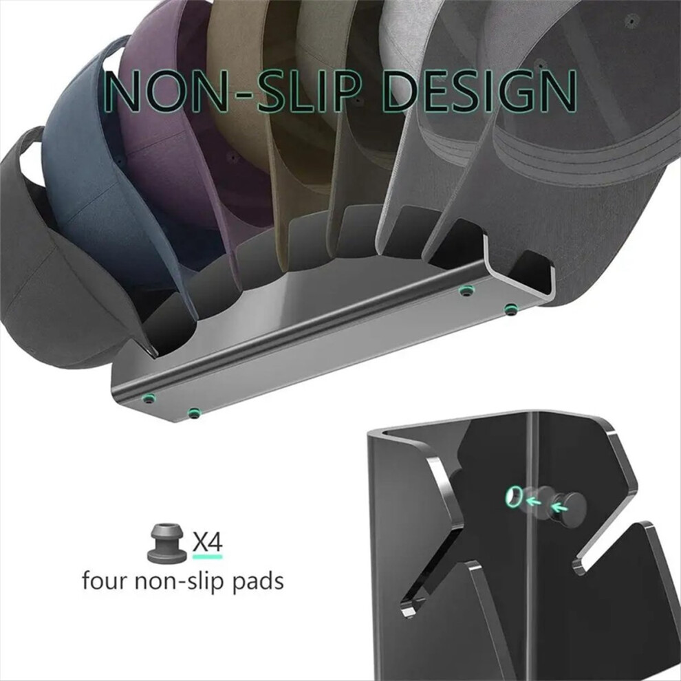 2PCS Hat Stand for Baseball Caps,Acrylic Hat Organizer,A-image-OPC-PMD6NJ7-NEW