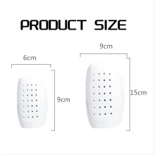 Sports Soccer Shin Pad Leg Support Football Shinguard Pads White S