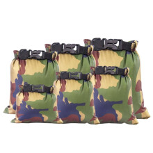 Waterproof Kayak Bag Camouflage Polyester Backpack, Floating Pouch, Heavy-Duty Storage For Boating Rafting Travel