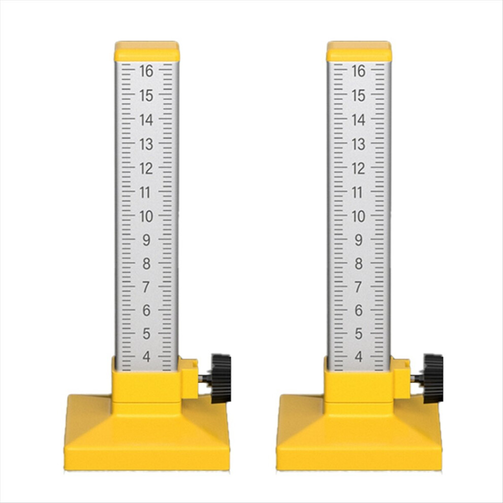 2Pcs Equal Height Ruler Positioning Horizontal Elevation Ruler, B 4711874474458