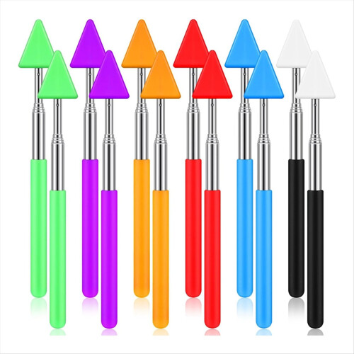 12 Pcs Telescopic Teacher Pointer Stick Classroom Pointer