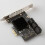 PCI-E udvidelseskort PCI-E X1/X4 til SATA3.0 6-ports riseradapter 6