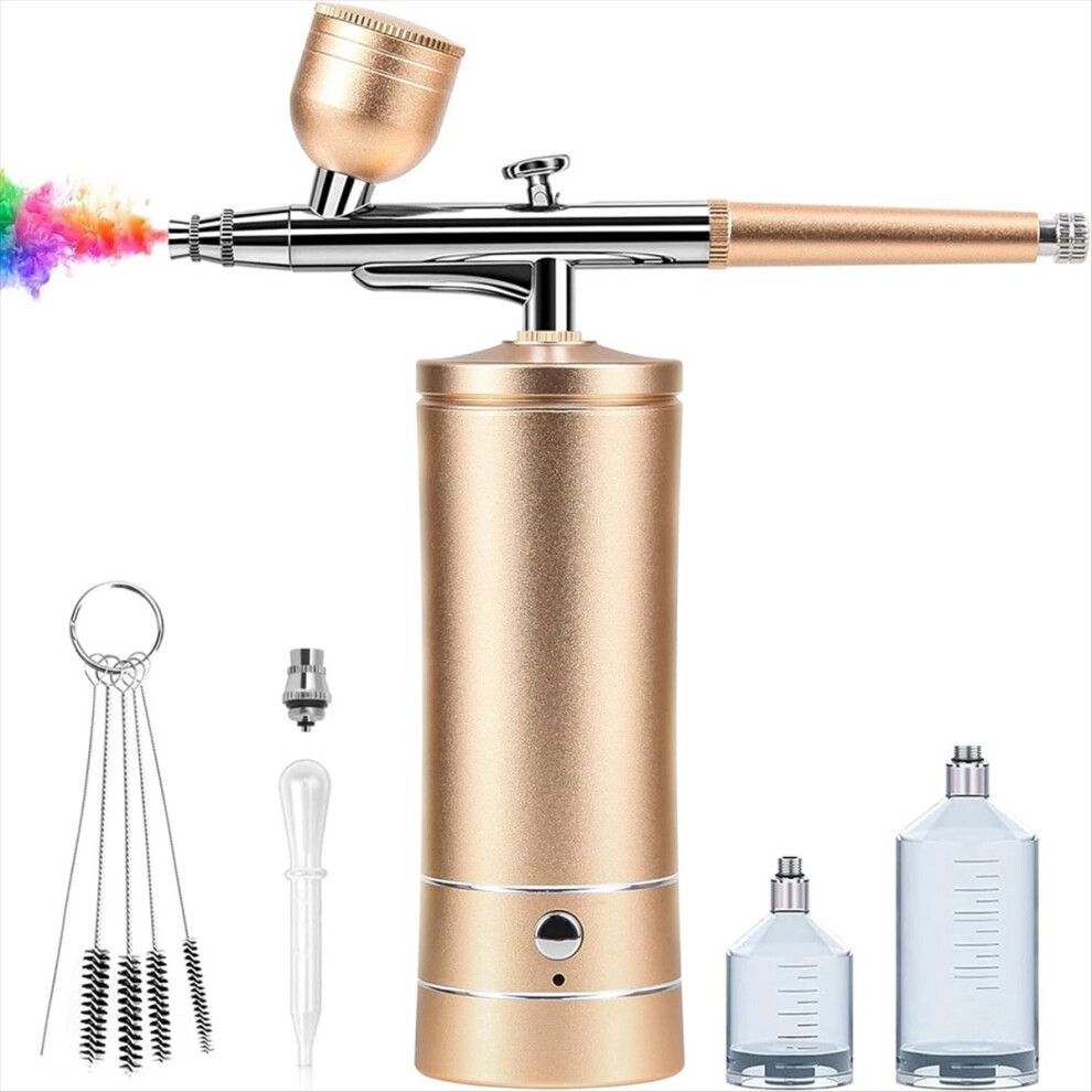 Rechargeable Cordless Airbrush Compressor - Nail Art Airbrush Kit 4711633279881