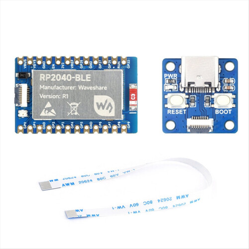 RP2040-BLE mikrokontrollerutviklingskort + adapterkort 2