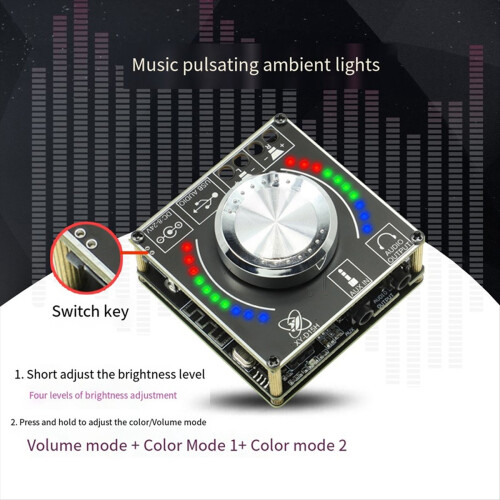 10W15W20W sztereó Bluetooth audio digitális erősítő panel modul 2