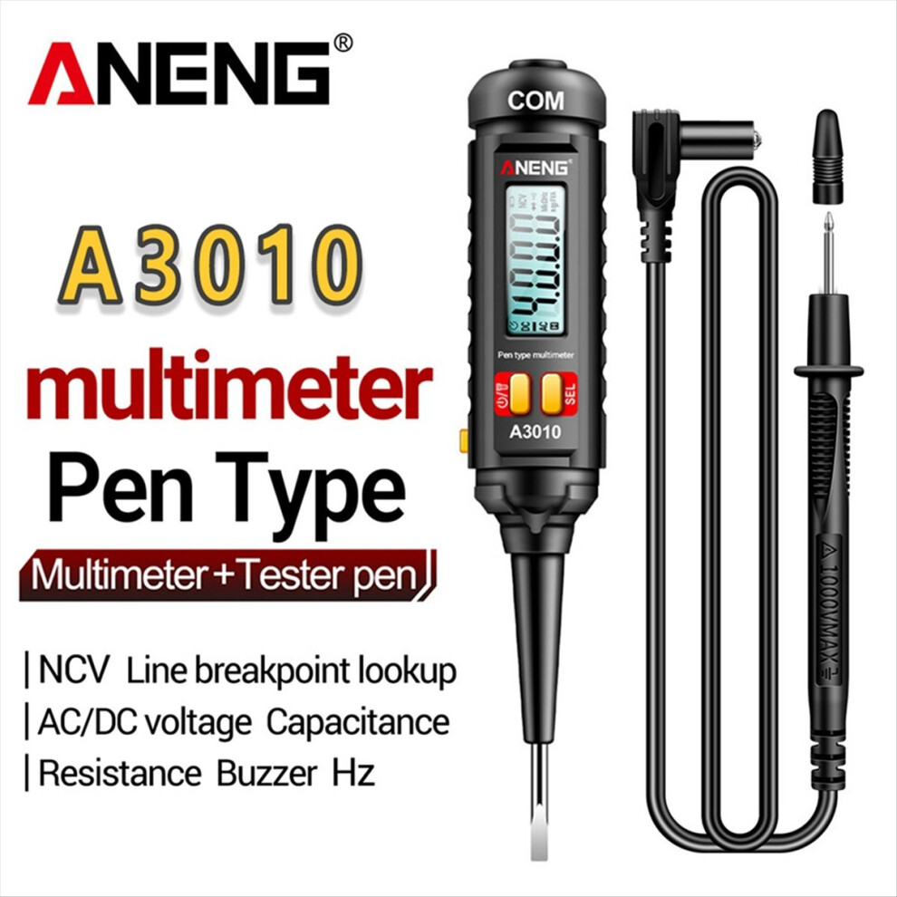 A3010 4000 Counts Pen-Type Multimeter Digital Auto Range Tester 4711633273285
