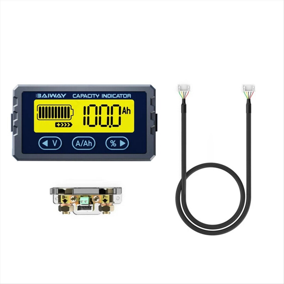 Battery Tester 8V-120V 100A Coulomb Meter Capacity Indicator 4711633290619