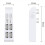 Για λεπτό 6-σε-1 USB 2.0 HUB Data Transfer Extender, λευκό 3
