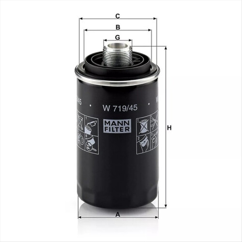 Biloliefilter til A3 A4 A5 1