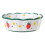 Ceramic Salad Bowl Con De Ola, Para Y 1