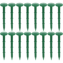 100 Pièces Piquets De Jardin En Plastique Pour Aménagement Extérieur