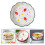 Ceramic Salad Bowl Con De Ola, Para Y 8