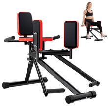 （Black and Red）Leg Trainer Hip Abductor Machine