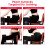 （Black and Red）Leg Trainer Hip Abductor Machine 5