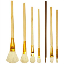 Set de 7 pensule de pictură, pensule pentru glazură de ceramică, pensule de acuarelă din lână