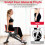 （Black and Red）Leg Trainer Hip Abductor Machine 6
