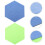 2Pcs Hexagon Felt Message Board Assorted Color Felt Display 11