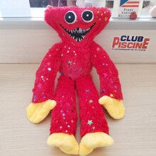 (Red)Peluche paillettes 40 cm papavero gioco Huggy Wuggy bambole di peluche regalo bambini