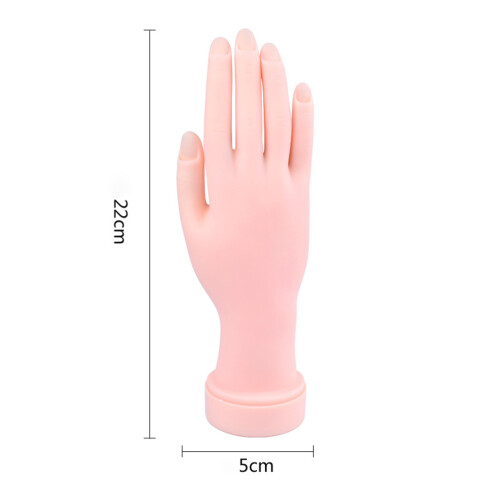 2 Pièces De Main En Caoutchouc Pour Nail Art Et 1