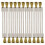 20PCS Brass Wire Brushes with Extended Handle 1