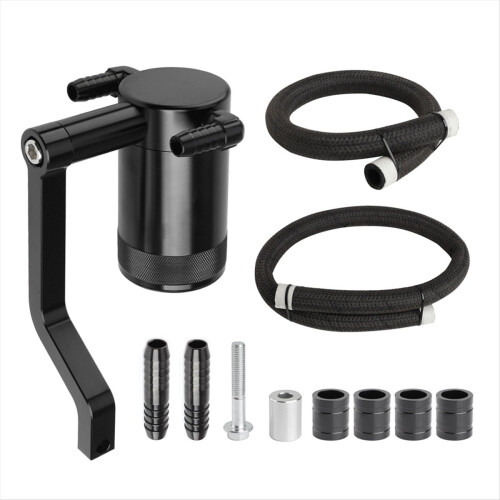 Rezervor de ulei 5.7 HEMI Z-Bracket Billet Catch Can Negru