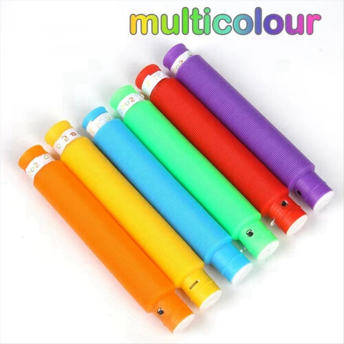Tub LED telescopic de 2,9 cm, pachet, 12 buc, dungi bicolore 2
