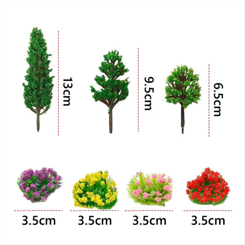 Miniatyyrikukkarykelmä DIY-dioraamatarvikkeet 1