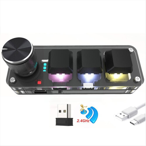 2.4G Wireless Bluetooth Knob Mechanical Keyboard 2